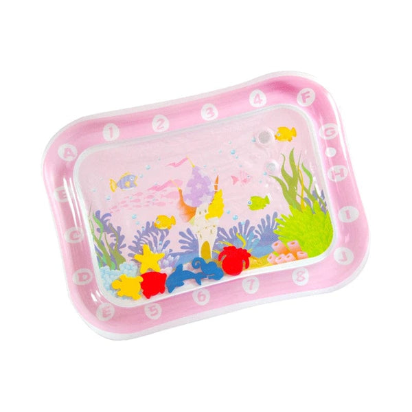 Planet Gates Sea Animal Print Baby Inflatable Play Mat Infant Toy for Newborn Boy Girl Water Entertainment Playing Swimming Games Toys