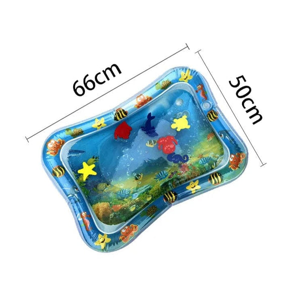 Planet Gates Sea Animal Print Baby Inflatable Play Mat Infant Toy for Newborn Boy Girl Water Entertainment Playing Swimming Games Toys