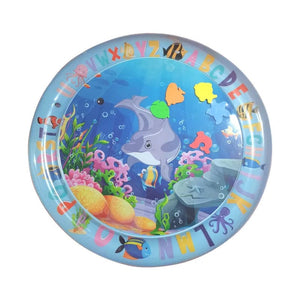 Planet Gates Sea Animal Print Baby Inflatable Play Mat Infant Toy for Newborn Boy Girl Water Entertainment Playing Swimming Games Toys