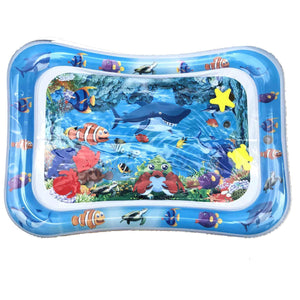 Planet Gates Sea Animal Print Baby Inflatable Play Mat Infant Toy for Newborn Boy Girl Water Entertainment Playing Swimming Games Toys