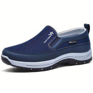 Planet Gates Sea Blue / CN39(EU38.5) Men's Slip On Comfortable Non-Slip Loafers: Lightweight Breathable Non-slip Casual Shoes For Men's Outdoor Activities