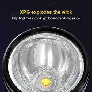 Planet Gates SEAMETAL Portable Work Light Ultra-Bright Head-Mounted Working Light Outdoor Emergency Led Flashlight Fishing Lamp USB Charging