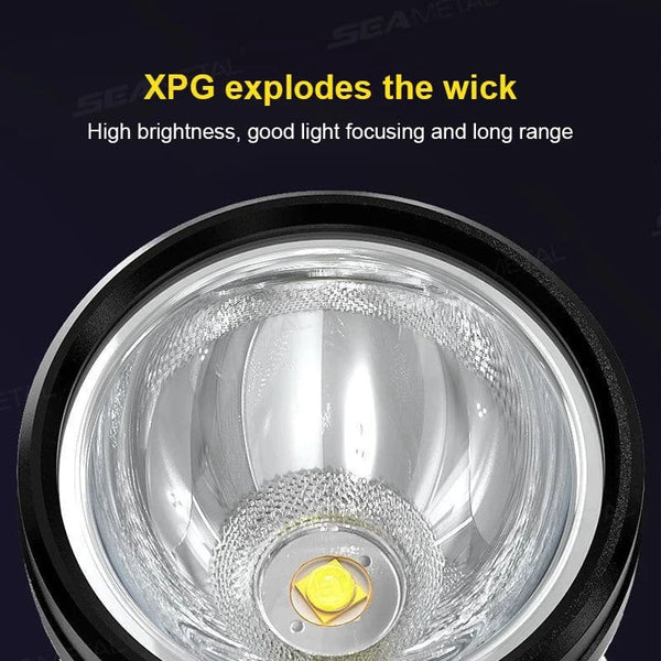 Planet Gates SEAMETAL Portable Work Light Ultra-Bright Head-Mounted Working Light Outdoor Emergency Led Flashlight Fishing Lamp USB Charging