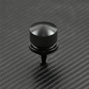 Planet Gates Seat Bolt A Motorcycle Black/Chrome Seat Bolt Tab Screw For Harley Touring Road King Street Glide Softail Dyna Sportster XL Street Bob 96-19