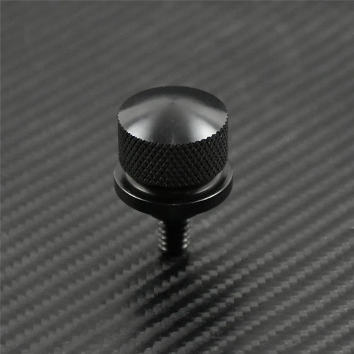 Planet Gates Seat Bolt A Motorcycle Black/Chrome Seat Bolt Tab Screw For Harley Touring Road King Street Glide Softail Dyna Sportster XL Street Bob 96-19