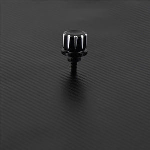 Planet Gates Seat Bolt C Motorcycle Black/Chrome Seat Bolt Tab Screw For Harley Touring Road King Street Glide Softail Dyna Sportster XL Street Bob 96-19