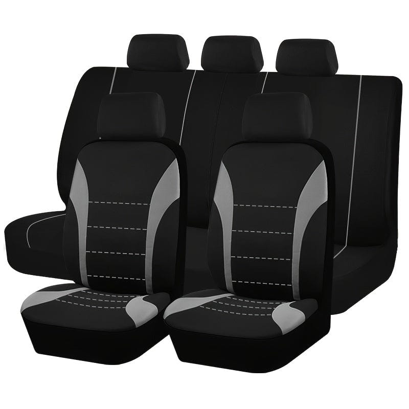 Planet Gates Seat Covers 9pcs Set Car Cushion Auto Accessories Seat Protect Five-Seat Universal Black Gray Blue Red