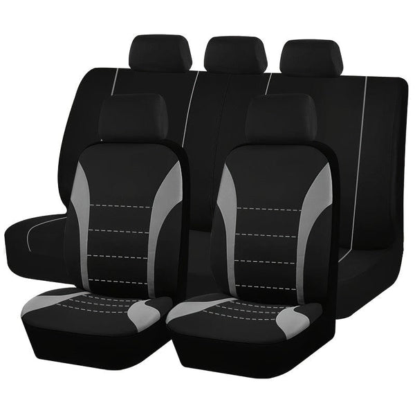 Planet Gates Seat Covers 9pcs Set Car Cushion Auto Accessories Seat Protect Five-Seat Universal Black Gray Blue Red