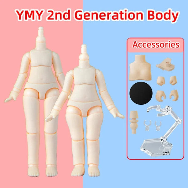 Planet Gates Second Generation Ymy Joint Doll Body Boy Girl Body Toy Replacement Joint Hand Accessories For Obitsu 11, Gsc Head, Ob11,1/12Bjd
