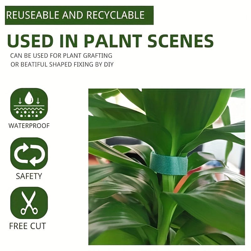 Planet Gates Secure Your Plants with Reusable Nylon Plant Bandage Ties - Garden Tape for Plant Support Structures