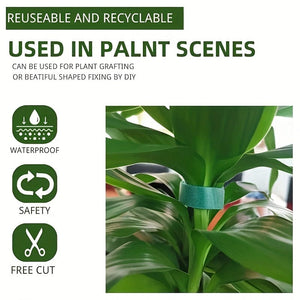 Planet Gates Secure Your Plants with Reusable Nylon Plant Bandage Ties - Garden Tape for Plant Support Structures