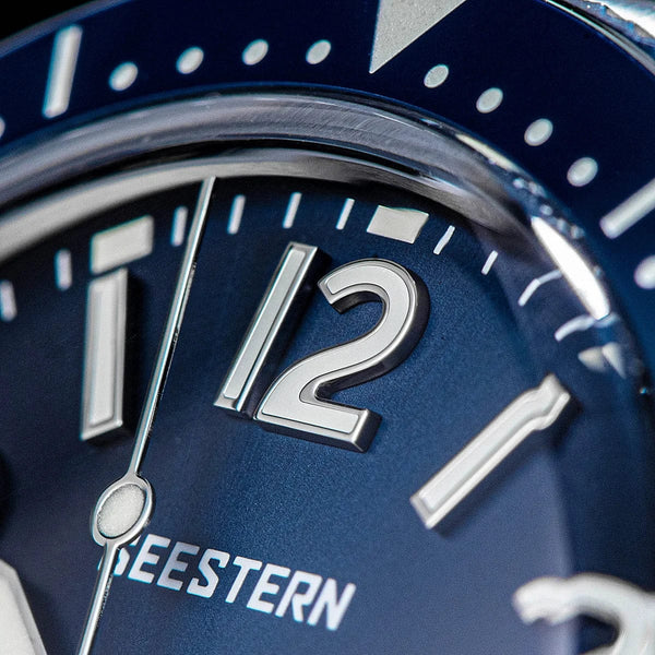 Planet Gates SEESTERN Diving Watch of Men Automatic Mechanical Wristwatches Seagul ST2130 Movement 20bar Waterproof Luminous Domed Crystal