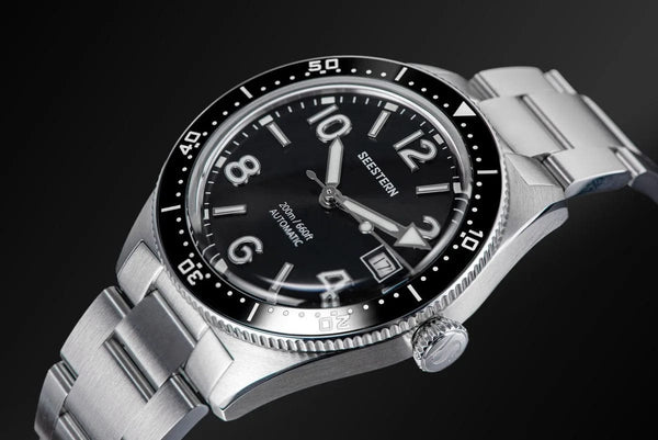 Planet Gates SEESTERN Diving Watch of Men Automatic Mechanical Wristwatches Seagul ST2130 Movement 20bar Waterproof Luminous Domed Crystal