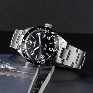 Planet Gates SEESTERN Diving Watch of Men Automatic Mechanical Wristwatches Seagul ST2130 Movement 20bar Waterproof Luminous Domed Crystal