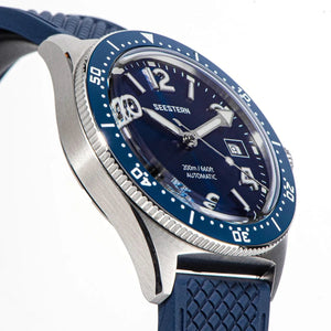 Planet Gates SEESTERN Diving Watch of Men Automatic Mechanical Wristwatches Seagul ST2130 Movement 20bar Waterproof Luminous Domed Crystal