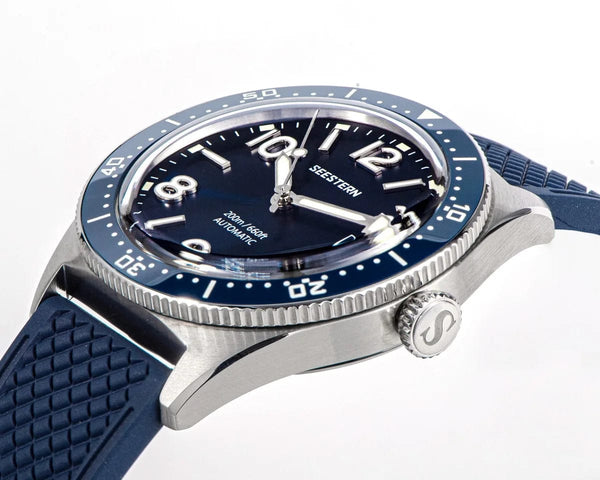 Planet Gates SEESTERN Diving Watch of Men Automatic Mechanical Wristwatches Seagul ST2130 Movement 20bar Waterproof Luminous Domed Crystal