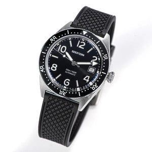 Planet Gates SEESTERN Diving Watch of Men Automatic Mechanical Wristwatches Seagul ST2130 Movement 20bar Waterproof Luminous Domed Crystal