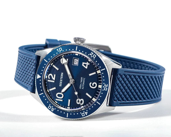 Planet Gates SEESTERN Diving Watch of Men Automatic Mechanical Wristwatches Seagul ST2130 Movement 20bar Waterproof Luminous Domed Crystal