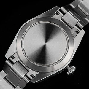 Planet Gates SEESTERN GMT Watch of Men Retro NH34 Automatic Movement Mechanical Wristwatch Dome Sapphire Glass AR Coating Micro Deploy Buckle