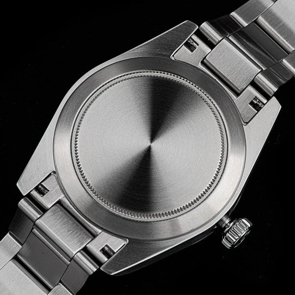 Planet Gates SEESTERN GMT Watch of Men Retro NH34 Automatic Movement Mechanical Wristwatch Dome Sapphire Glass AR Coating Micro Deploy Buckle