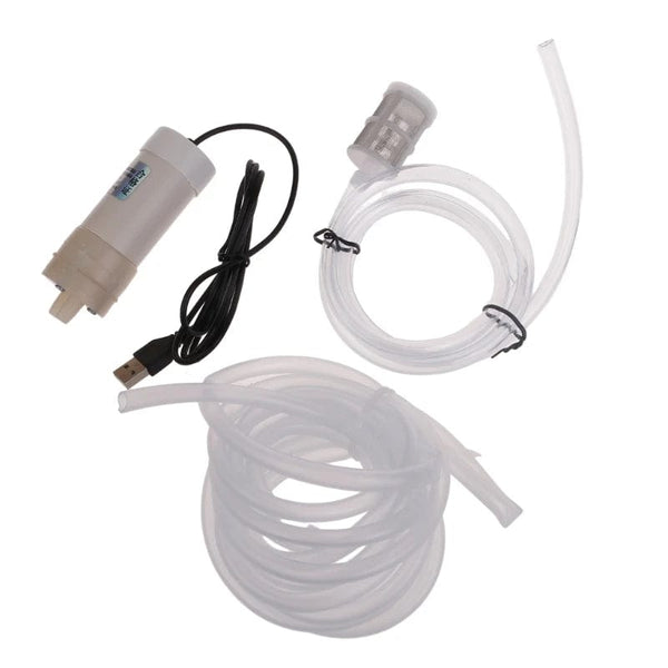 Planet Gates Self Priming Water Pump with USB Power Supply, Draining Standing Water, Balconies, Waterlogging, Fish Water