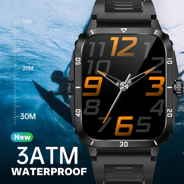 Planet Gates SENBONO Military Smart Watch Men IP68 3ATM Waterproof Outdoor Sports Fitness Tracker 24H Health Monitor Smartwatch Men 430mAh