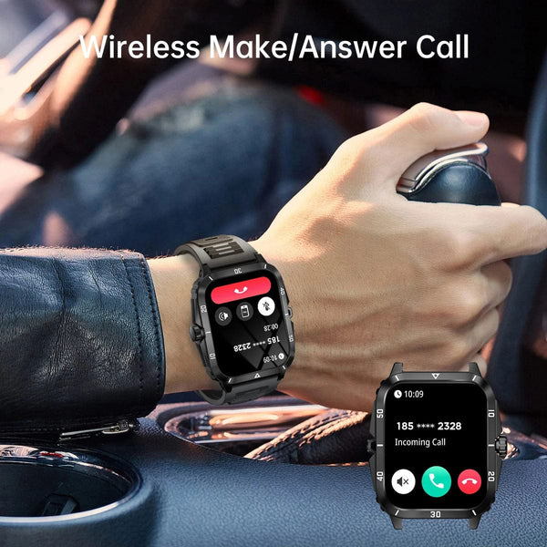 Planet Gates SENBONO Military Smart Watch Men IP68 3ATM Waterproof Outdoor Sports Fitness Tracker 24H Health Monitor Smartwatch Men 430mAh