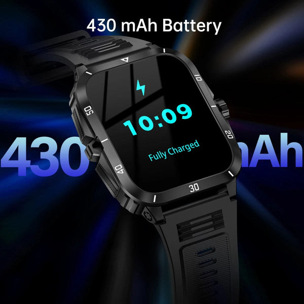 Planet Gates SENBONO Military Smart Watch Men IP68 3ATM Waterproof Outdoor Sports Fitness Tracker 24H Health Monitor Smartwatch Men 430mAh
