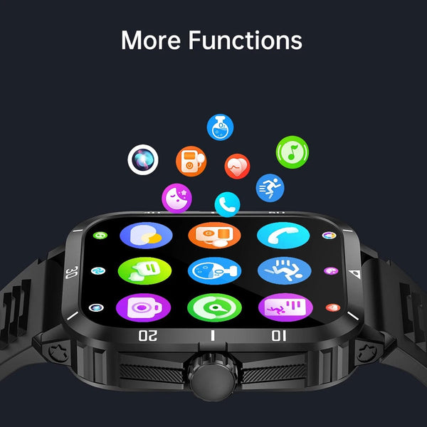 Planet Gates SENBONO Military Smart Watch Men IP68 3ATM Waterproof Outdoor Sports Fitness Tracker 24H Health Monitor Smartwatch Men 430mAh