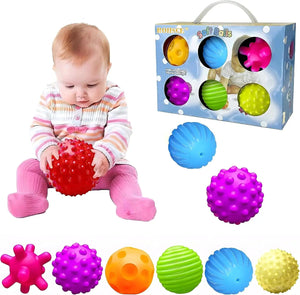 Planet Gates Sensory Balls for Baby Sensory Baby Toys 1 2 Years Old Activity Textured Multi Soft Ball Montessori Toys for Babies 6-12 Months