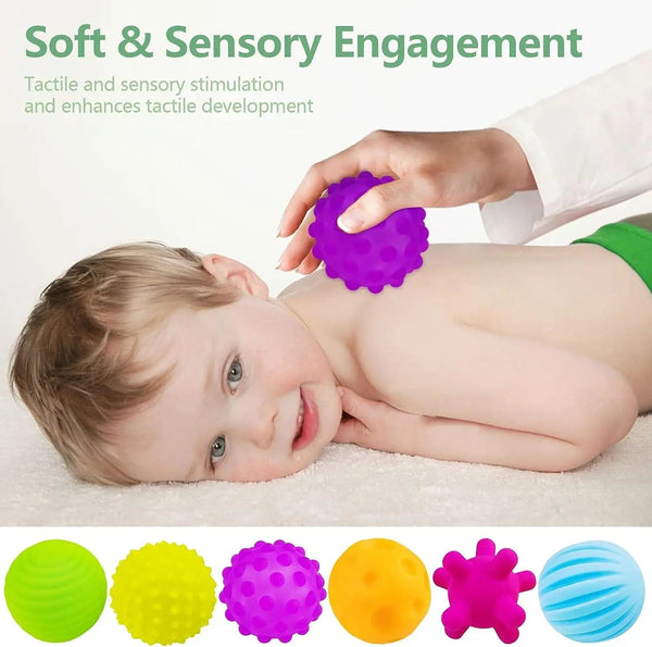Planet Gates Sensory Balls for Baby Sensory Baby Toys 1 2 Years Old Activity Textured Multi Soft Ball Montessori Toys for Babies 6-12 Months