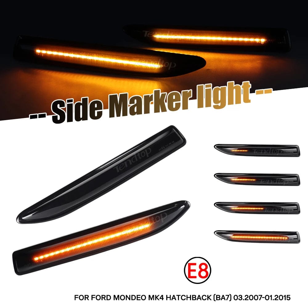 Planet Gates Sequential  LED Dynamic Turn Signal Side Marker Light Blinker For Ford Mondeo Mk4 Hatchback Saloon Estate (BA7) 2007-2015