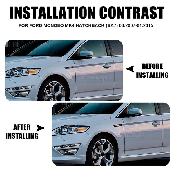 Planet Gates Sequential  LED Dynamic Turn Signal Side Marker Light Blinker For Ford Mondeo Mk4 Hatchback Saloon Estate (BA7) 2007-2015