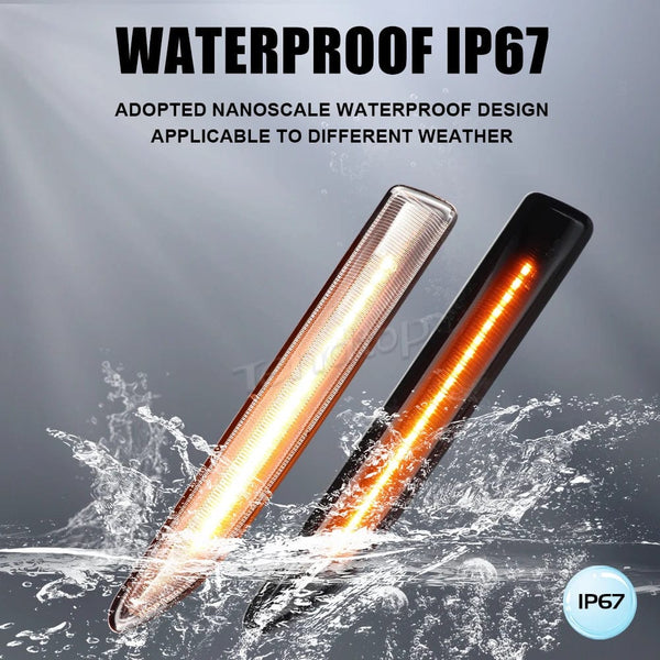 Planet Gates Sequential  LED Dynamic Turn Signal Side Marker Light Blinker For Ford Mondeo Mk4 Hatchback Saloon Estate (BA7) 2007-2015