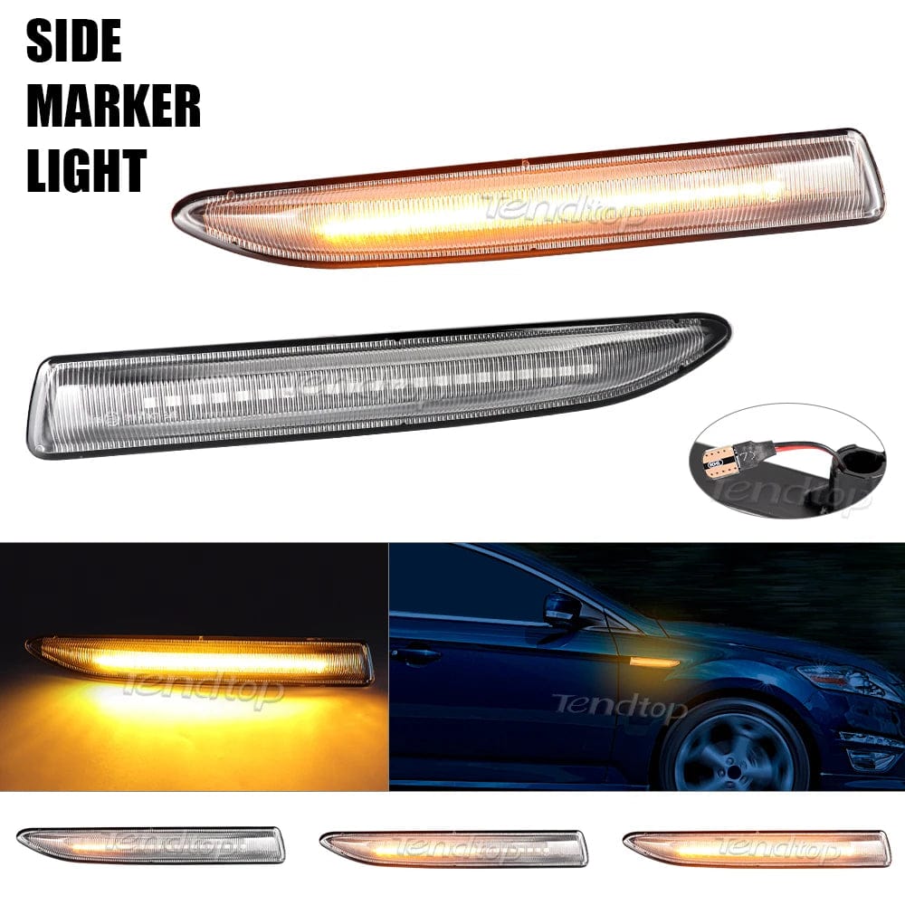 Planet Gates Sequential  LED Dynamic Turn Signal Side Marker Light Blinker For Ford Mondeo Mk4 Hatchback Saloon Estate (BA7) 2007-2015