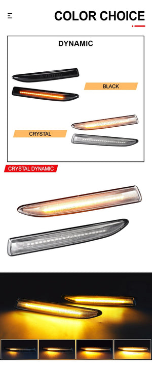 Planet Gates Sequential  LED Dynamic Turn Signal Side Marker Light Blinker For Ford Mondeo Mk4 Hatchback Saloon Estate (BA7) 2007-2015