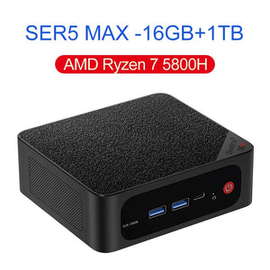 Planet Gates SER5 Max 16G1T / AMD R7 5800H / us | belgium Beelink Ryzen 7 5800H SER5 Pro Max Mini PC AMD DDR4 16GB RAM 500GB NVME SSD Support WiFi6 4K HD Triple Screen Desktop Computer