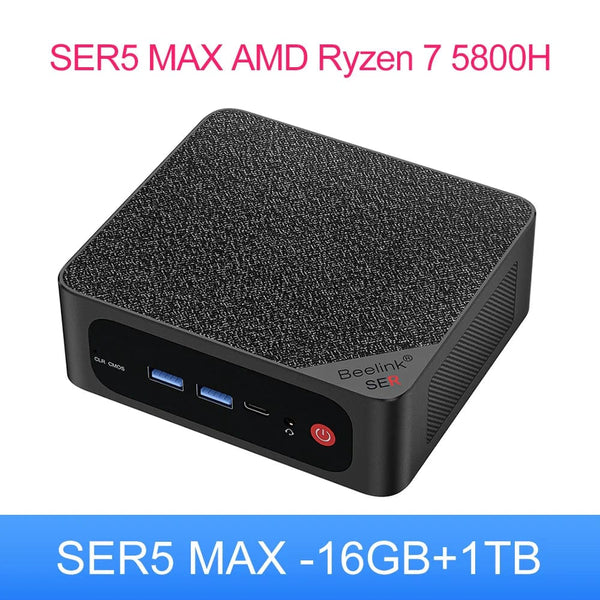 Planet Gates SER5 Max 16G1T / EU / Russian Federation Beelink Mini PC SER5 Max AMD Ryzen 7 5800H DDR4 16G 500G NVME SSD 32G 500G SER5 Pro 32G 1T WiFi6 4K Type-C Gaming Mini Computer