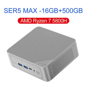 Planet Gates SER5 Max 16G500G / AMD R7 5800H / EU | belgium Beelink Ryzen 7 5800H SER5 Pro Max Mini PC AMD DDR4 16GB RAM 500GB NVME SSD Support WiFi6 4K HD Triple Screen Desktop Computer