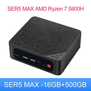 Planet Gates SER5 Max 16G500G / us / CHINA Beelink Mini PC SER5 Max AMD Ryzen 7 5800H DDR4 16G 500G NVME SSD 32G 500G SER5 Pro 32G 1T WiFi6 4K Type-C Gaming Mini Computer