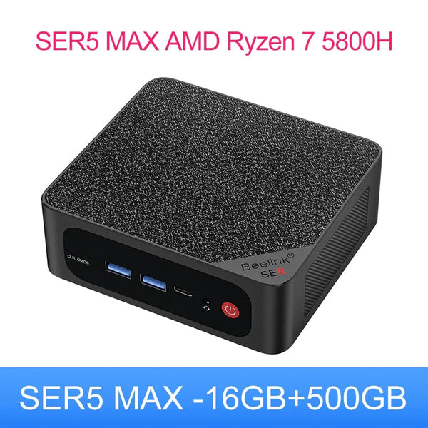 Planet Gates SER5 Max 16G500G / us / CHINA Beelink Mini PC SER5 Max AMD Ryzen 7 5800H DDR4 16G 500G NVME SSD 32G 500G SER5 Pro 32G 1T WiFi6 4K Type-C Gaming Mini Computer