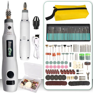 Planet Gates Set 1 24PCS 3 Speed USB Cordless Rotary Tool Dremel DIY Mini Drill Engraving Pen Electric USB Mini Wireless Drill With Accessories Set