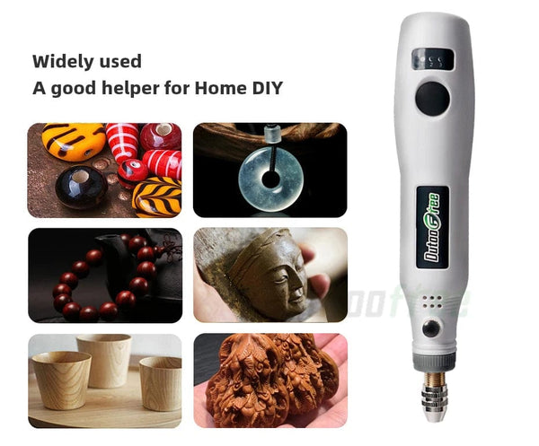 Planet Gates Set 1 24PCS 3 Speed USB Cordless Rotary Tool Dremel DIY Mini Drill Engraving Pen Electric USB Mini Wireless Drill With Accessories Set