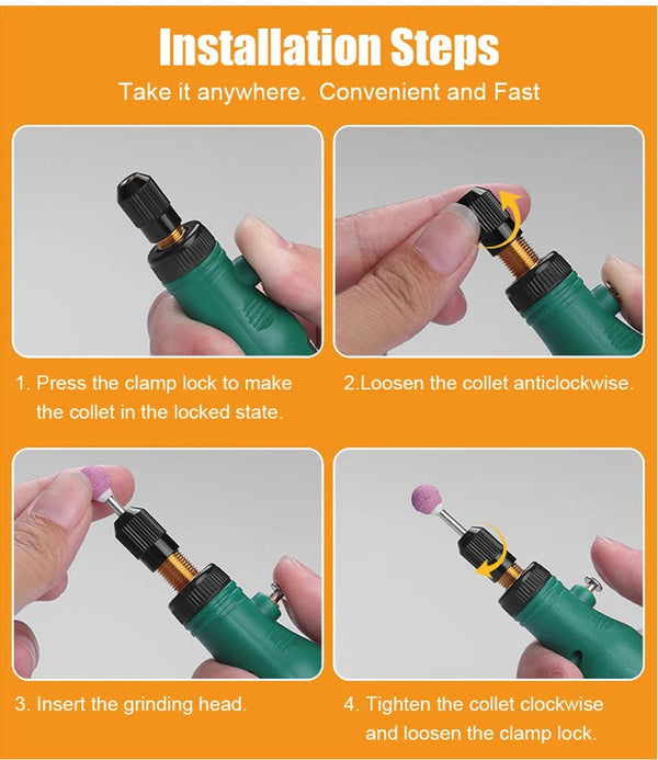 Planet Gates Set 1 24PCS 3 Speed USB Cordless Rotary Tool Dremel DIY Mini Drill Engraving Pen Electric USB Mini Wireless Drill With Accessories Set