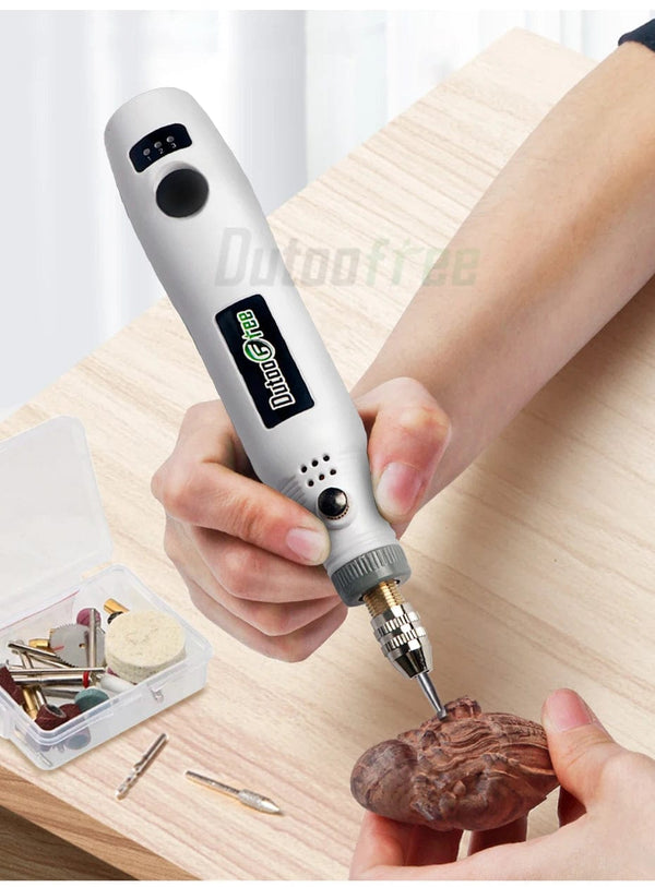 Planet Gates Set 1 24PCS 3 Speed USB Cordless Rotary Tool Dremel DIY Mini Drill Engraving Pen Electric USB Mini Wireless Drill With Accessories Set