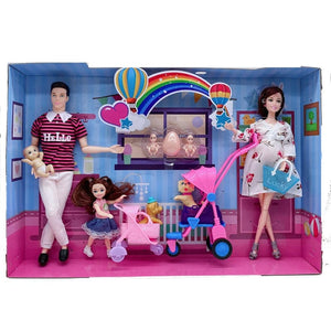 Planet Gates Set 1 / No Box Handmade Doll Accessories Baby Dolls Pregnant Mom Lady Father Dad For Barbiess Game Christmas Birthday Gift, Assemble Required
