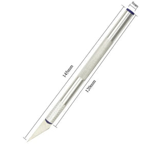 Planet Gates Set 13Pcs Carving Knife Craft Sculpture Paper Cutting Blade Precision Engraving Cutter Non-Slip Hand Tool DIY Art Hobby Repair Set