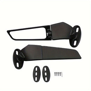 Planet Gates Set 1set Motorcycle Modified Universal Fixed Wind Wing Rearview MirrorSpoiler For Kawasaki For Yamaha For Honda For Ducati