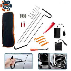 Planet Gates Set 3 New Car Tool Kit Door Open Grabber Lockout Lock Pick Set Long Range Reach Hooking Key Lost In Truck Air Wedge Bag Pump Auto Tool
