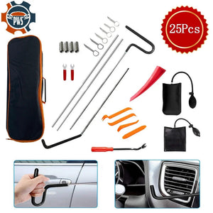 Planet Gates Set 3 New Car Tool Kit Door Open Grabber Lockout Lock Pick Set Long Range Reach Hooking Key Lost In Truck Air Wedge Bag Pump Auto Tool